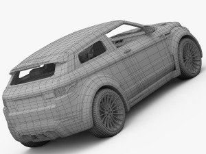 range rover evoque hamann 2012 Model 3D