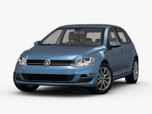 volkswagen golf 7 5-door 2013 3Dモデル