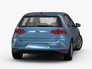 volkswagen golf 7 5-door 2013 3Dモデル