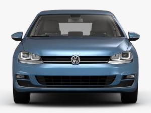 volkswagen golf 7 5-door 2013 3Dモデル