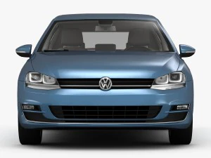 volkswagen golf 7 5-door 2013 3D Model