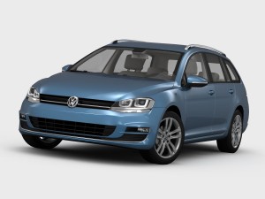 volkswagen golf 7 variant 2013 3D 모델