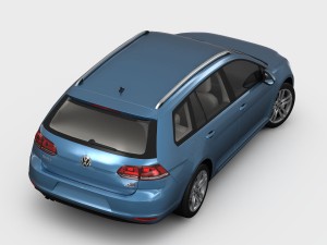 volkswagen golf 7 variant 2013 3D 모델