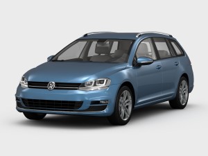 volkswagen golf 7 variant 2013 3D 모델