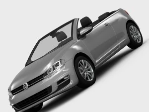 volkswagen golf 7 convers&iacute;vel 2014 Modelo 3D