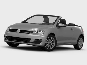 volkswagen golf 7 cabriolet 2014 3D 모델