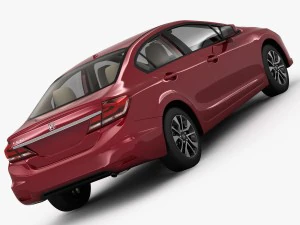 honda civic 4d elegance 2013 3D Model