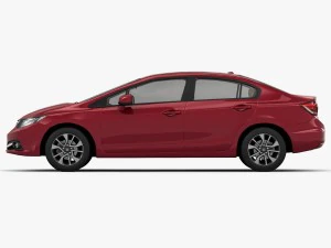 honda civic 4d elegance 2013 3D Model