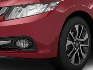 honda civic 4d elegance 2013 3D Model