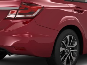 honda civic 4d elegance 2013 3D-Modell