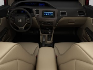 honda civic 4d elegance 2013 3D-Modell