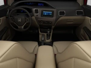 honda civic 4d elegance 2013 3D Model