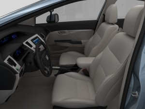 honda civic 4d hybrid 2013 3D 모델