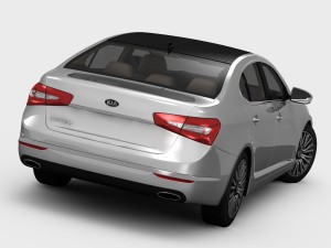 kia cadenza limited 2014 Modello 3D