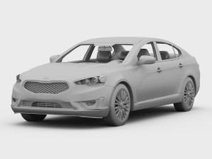 kia cadenza limited 2014 Modello 3D