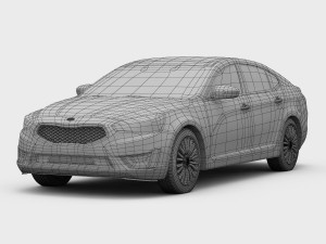 kia cadenza limited 2014 Modello 3D