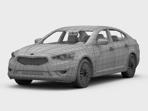 kia cadenza limited 2014 Modello 3D