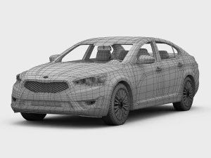 kia cadenza premium 2014 3D Model