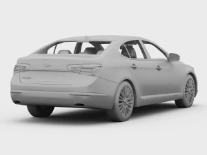 kia cadenza premium 2014 3D Model