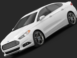 ford fusion titanium 2014 Model 3D