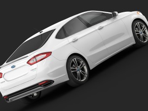 ford fusion titanium 2014 Model 3D