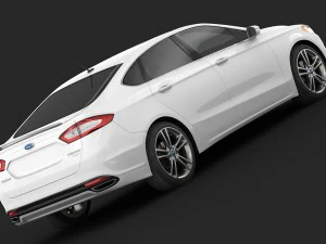 ford fusion titanium 2014 3D Model