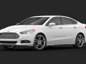 ford fusion titanium 2014 Model 3D