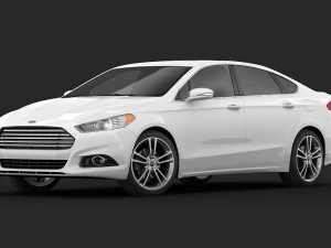 ford fusion titanium 2014 3D Model