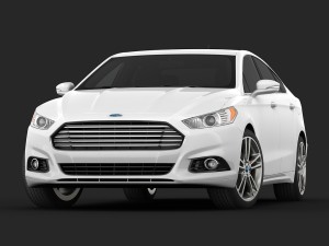 ford fusion titanium 2014 Model 3D
