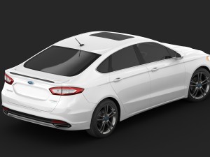 ford fusion titanium 2014 Model 3D