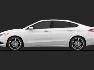 ford fusion titanium 2014 Model 3D