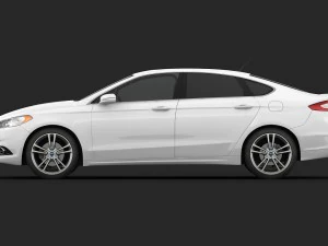 ford fusion titanium 2014 3D Model