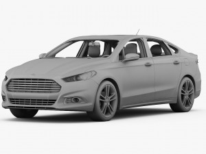 ford fusion titanium 2014 Model 3D