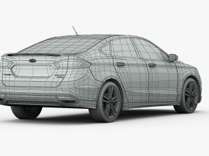 ford fusion titanium 2014 Model 3D