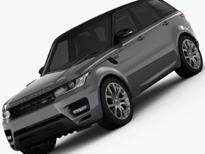 range rover sport autobiography 2014 3D 모델
