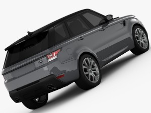 range rover sport autobiography 2014 3D Модель