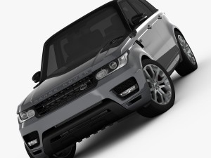 range rover sport autobiography 2014 3D Модель