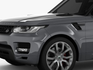 range rover sport autobiography 2014 3D Модель