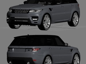 range rover sport autobiography 2014 3D Модель