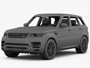 range rover sport autobiography 2014 3D Модель