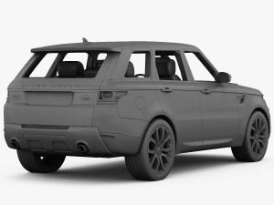range rover sport autobiography 2014 3D Модель