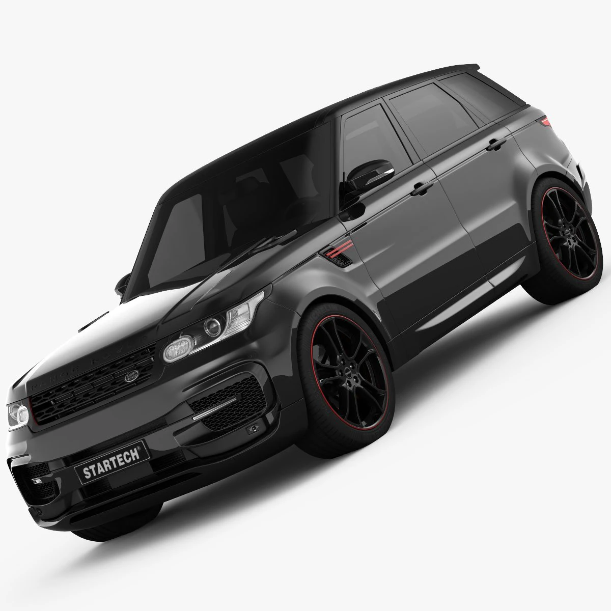 range rover sport startech 2014 3D Model .c4d .max .obj .3ds .fbx .stl .blend