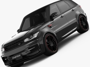 range rover sport startech 2014 3D Model