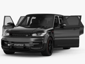 range rover sport startech 2014 3D Model
