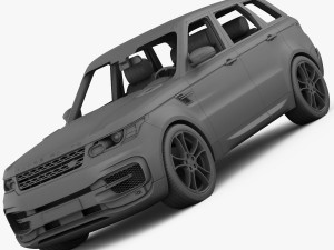 range rover sport startech 2014 3D Model