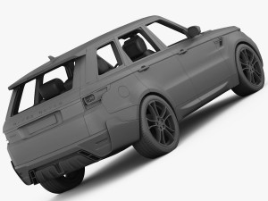 range rover sport startech 2014 3D Model