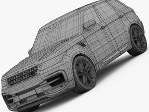 range rover sport startech 2014 3D Model