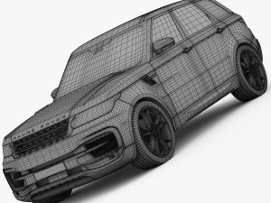 range rover sport startech 2014 3D Model