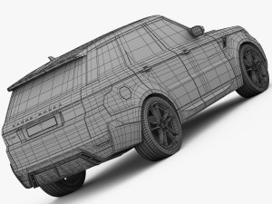 range rover sport startech 2014 3D Model