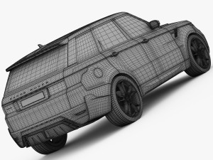range rover sport startech 2014 3D Model
